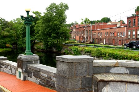 Hyde Park entry and Middle River - Stafford Springs, Connecticut - DSC04144