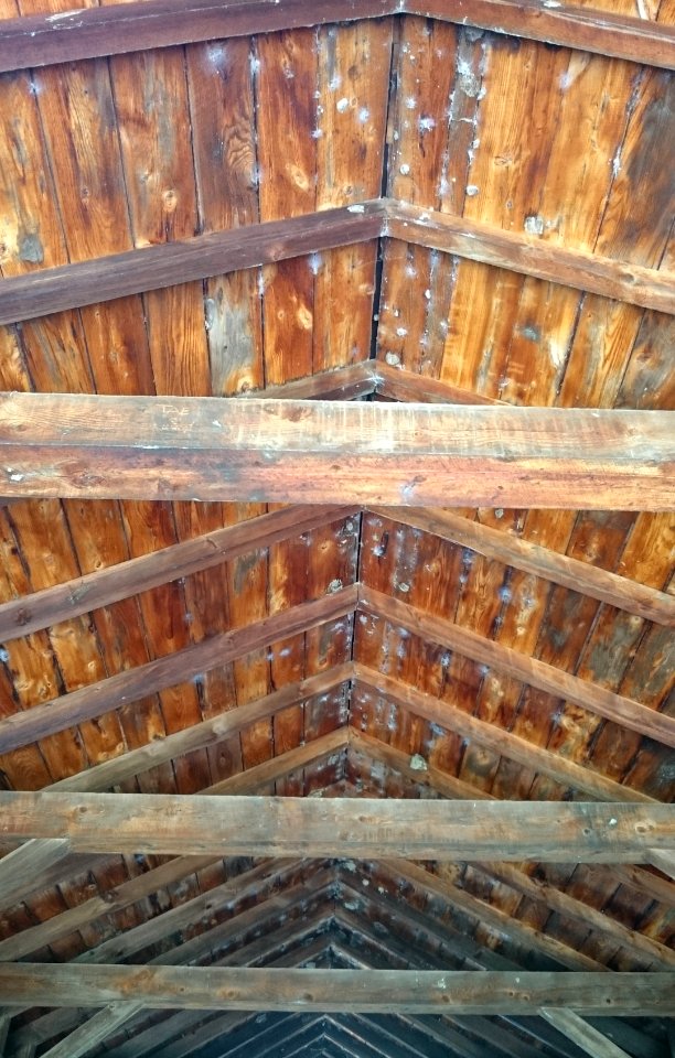Hyde Hall Covered Bridge - ceiling
