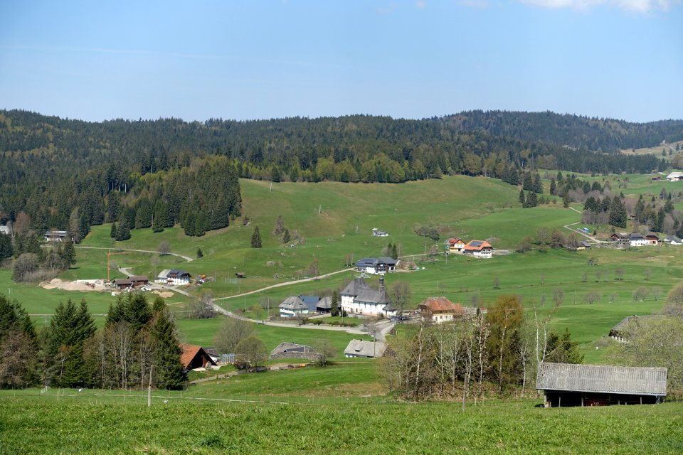 Ibach (Schwarzwald) Blick vom Panoramaweg auf Unteribach