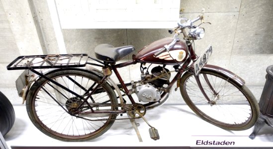 Husqvarna motorcycle, c. 1938, TM30605 - Tekniska museet - Stockholm, Sweden - DSC01471