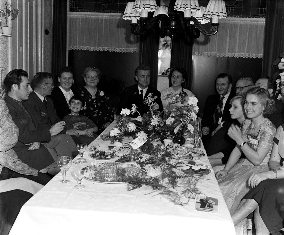 Huwelijksfeest familie Cappele-Karels te Amsterdam, Bestanddeelnr 906-0623