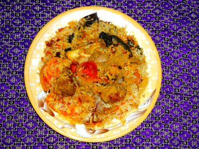 Hyderabadi Kachay Gosht Ki Biryani