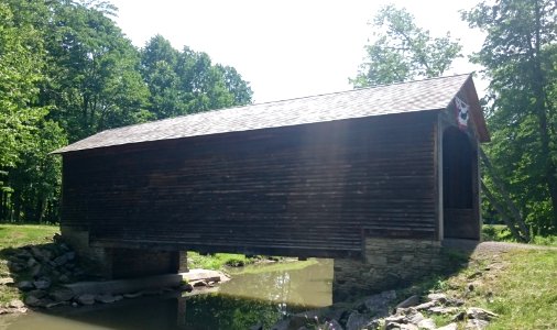 Hyde Hall Covered Bridge - north view