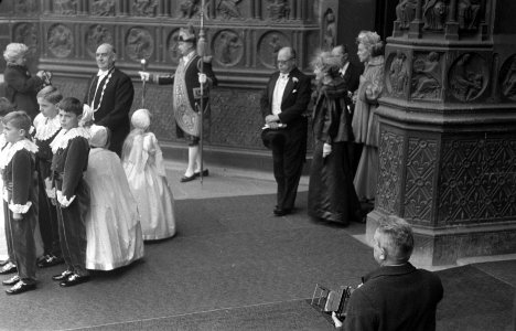 Huwelijk van Prinses Francoise van Bourbon Parma met Prins Eduard van Lobkowicz , Bestanddeelnr 910-9254