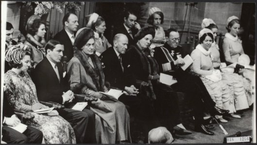 Huwelijksvoltrekking prinses Margriet en mr. Pieter van Vollenhoven in de Jacobs, Bestanddeelnr 018-1256