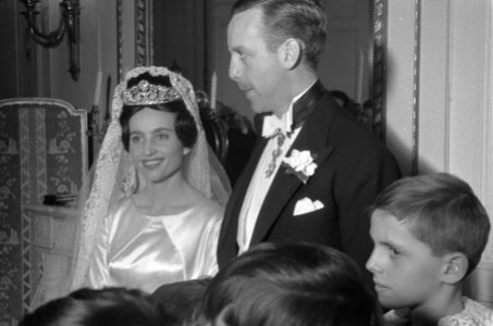 Huwelijk van Prinses Francoise van Bourbon Parma met Prins Eduard van Lobkowicz , Bestanddeelnr 910-9252