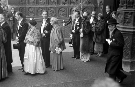 Huwelijk van Prinses Francoise van Bourbon Parma met Prins Eduard van Lobkowicz , Bestanddeelnr 910-9257