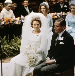 Huwelijken, prinsessen, prinsen, Beatrix, prinses, Claus, prins, Bestanddeelnr 254-7591