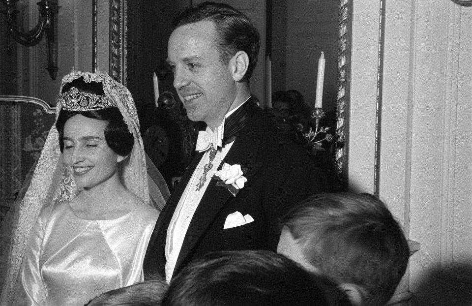 Huwelijk van Prinses Francoise van Bourbon Parma met Prins Eduard van Lobkowicz , Bestanddeelnr 910-9253