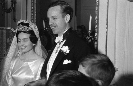 Huwelijk van Prinses Francoise van Bourbon Parma met Prins Eduard van Lobkowicz , Bestanddeelnr 910-9253
