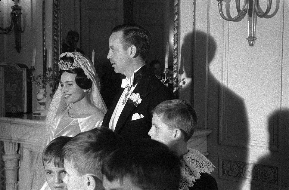 Huwelijk van Prinses Francoise van Bourbon Parma met Prins Eduard van Lobkowicz , Bestanddeelnr 910-9250