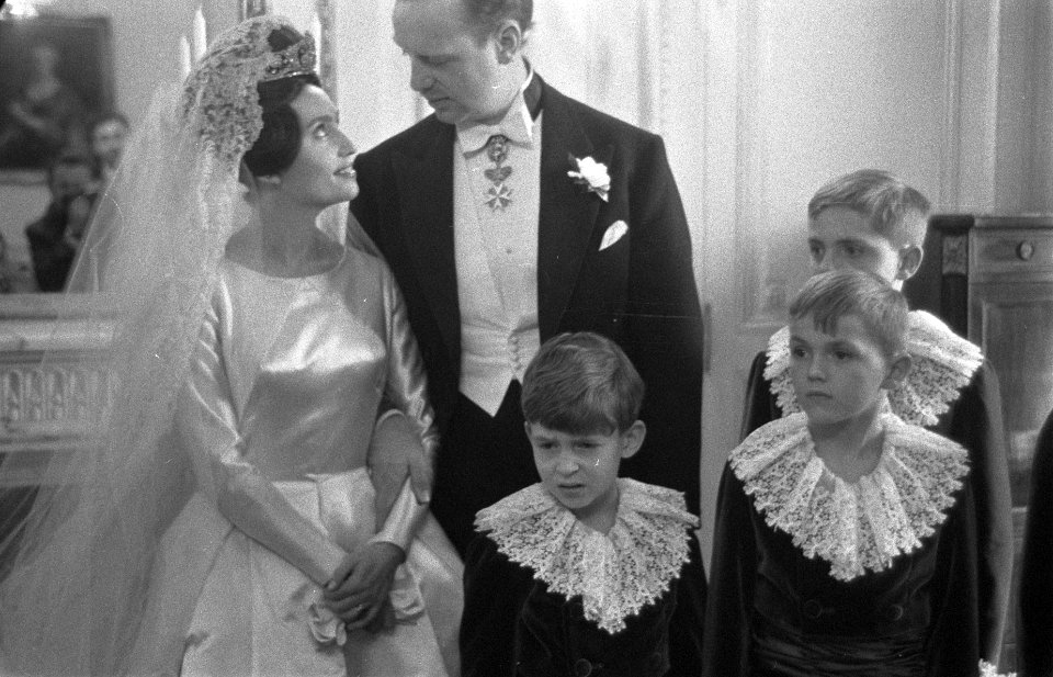 Huwelijk van Prinses Francoise van Bourbon Parma met Prins Eduard van Lobkowicz , Bestanddeelnr 910-9249