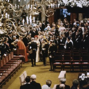 Huwelijken, prinsessen, prinsen, Beatrix, prinses, Claus, prins, Bestanddeelnr 254-7597