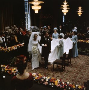Huwelijken, prinsessen, prinsen, Beatrix, prinses, Claus, prins, Bestanddeelnr 254-7596