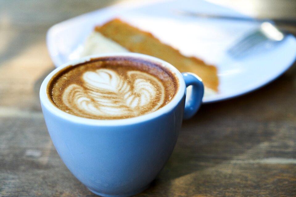 Background coffee cup cappuccino photo