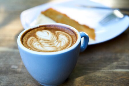 Background coffee cup cappuccino photo
