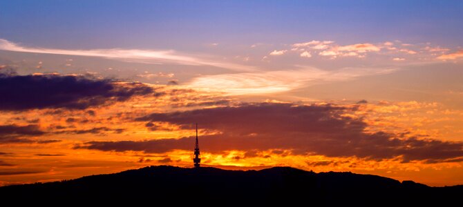 The sky bratislava transmitter photo