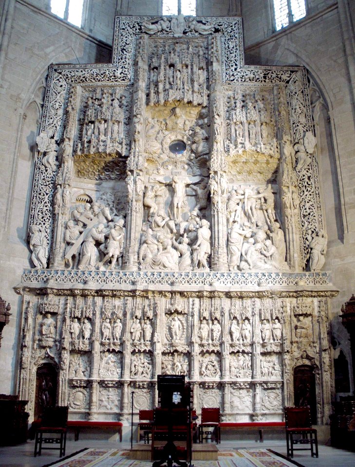 Huesca - Catedral, Retablo Mayor) 01