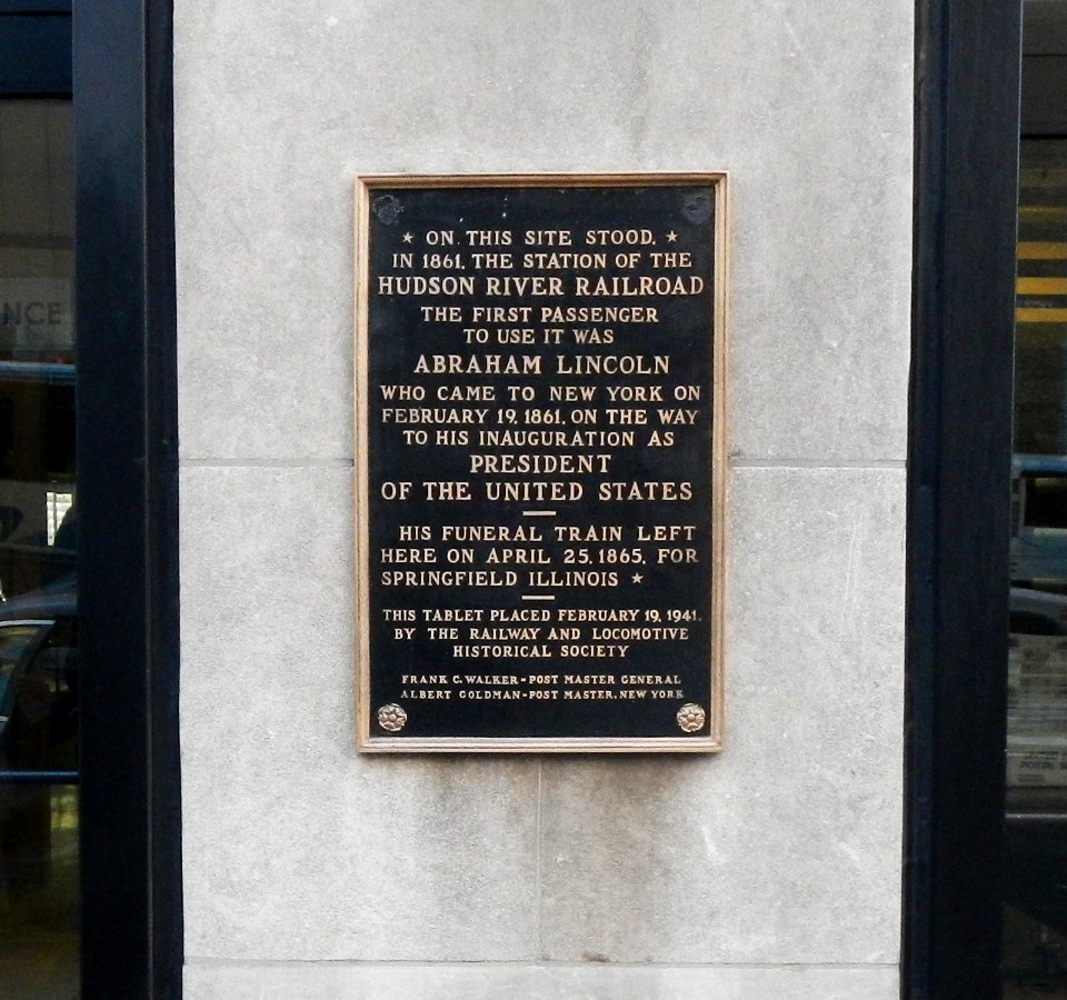 Hudson River Railroad plaque 414 W30 St jeh