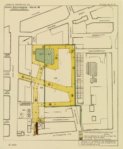 HUA-214144-Plattegrond van het terrein tussen de Noordzeestraat Amaliastraat Jutphaseweg Waalstraat met omgeving te Utrecht met weergave van het bestaande en ont