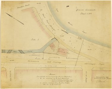 HUA-216062-Plattegrond van het terrein tussen de Doornboomstraat Weerdsingel Westzijde Catharijnesingel te Utrecht met weergave van straten met bebouwingsblokken