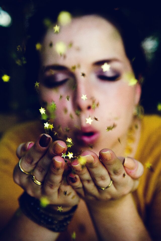 Stars glitter women