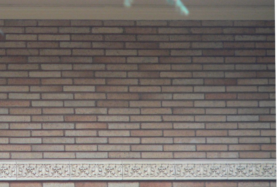 Hubert H. Everist house brickwork SW wall