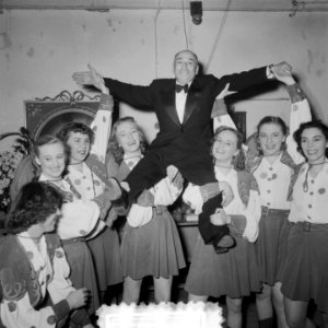 Huldiging balletmeester Franklij in Carre Amsterdam, Bestanddeelnr 904-9077