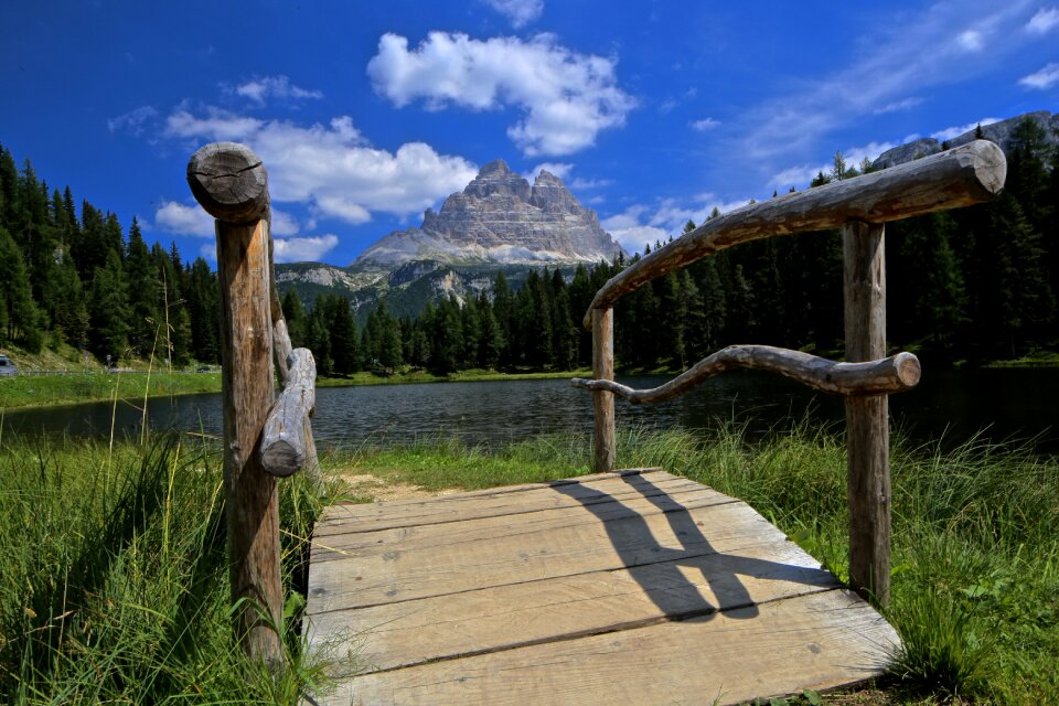Tourism italian mountain
