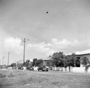Huizen aan de Klipboulevard in Oranjestad op Aruba, Bestanddeelnr 252-7871