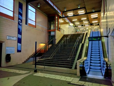 Huddinge station Escalators photo