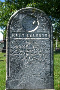 Hultz (Mary Calhoon), St. Clair Cemetery, 2015-10-05, 01