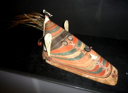 Hunting hat, Aleut - Etholén collection, Museum of Cultures (Helsinki) - DSC04917