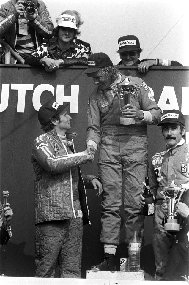 Huldiging van winnaar James Hunt, Bestanddeelnr 928-0063