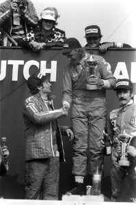 Huldiging van winnaar James Hunt, Bestanddeelnr 928-0063