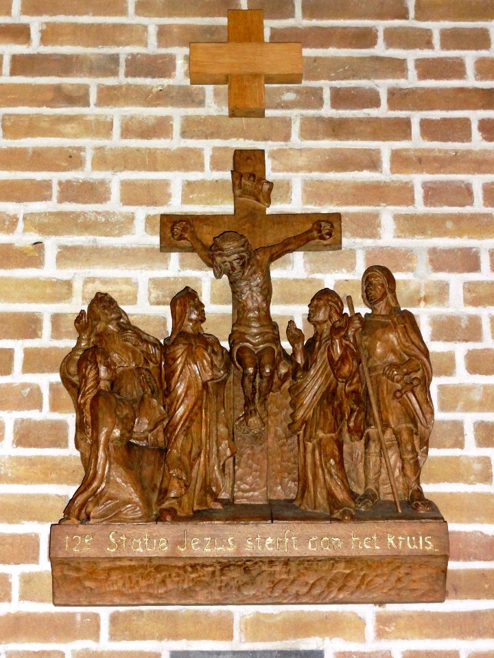 Huissen (Lingewaard) RK kerk kruisweg statie 12