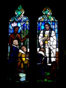 Hunt memorial window, All Saints, Heathfield