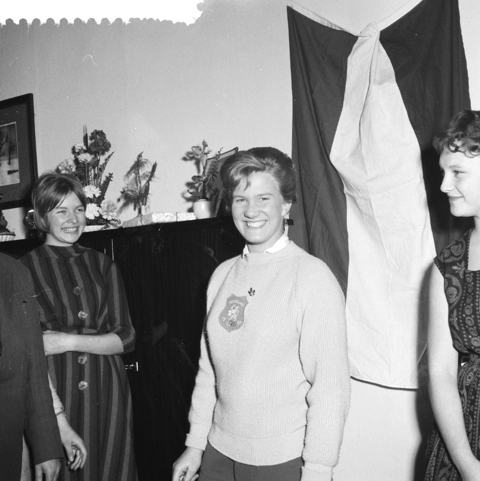 Huldiging van Sjoukje Dijkstra thuis in Amstelveen, Bestanddeelnr 911-0843