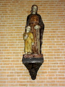Huissen (Lingewaard) RK kerk St.Jozefbeeld in zijkapel