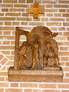 Huissen (Lingewaard) RK kerk kruisweg statie 01