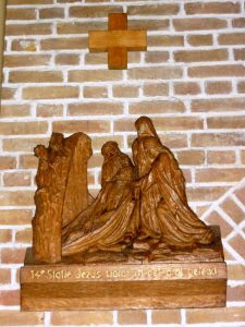 Huissen (Lingewaard) RK kerk kruisweg statie 14