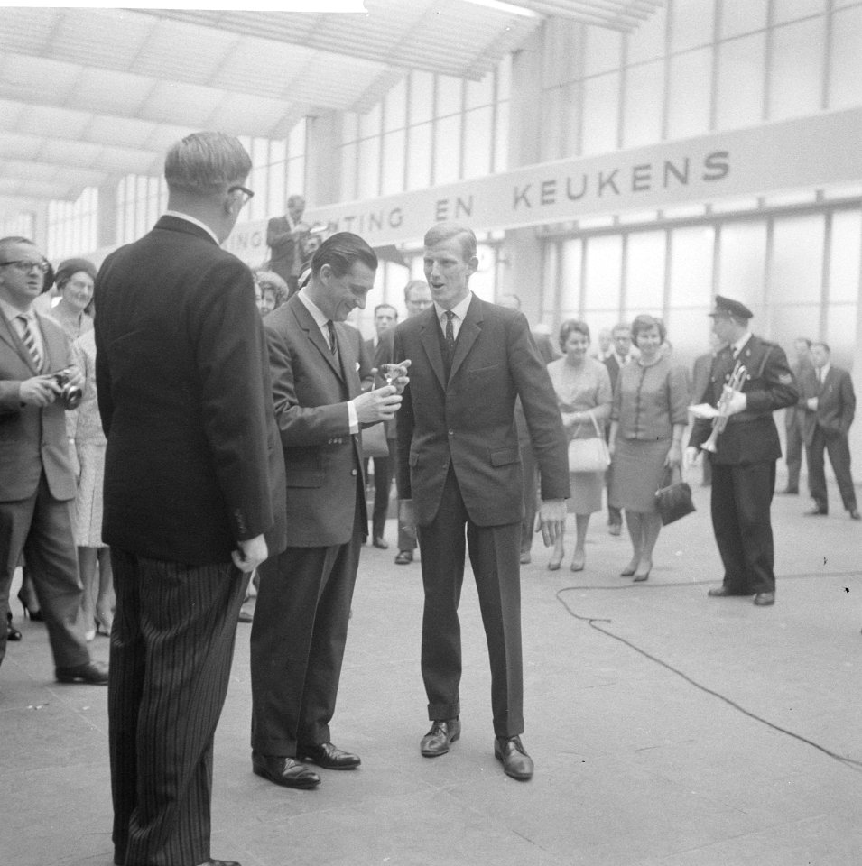 Huishoudbeurs in RAI Amsterdam geopend opening door Drs WWM Jansen, Bestanddeelnr 913-7330