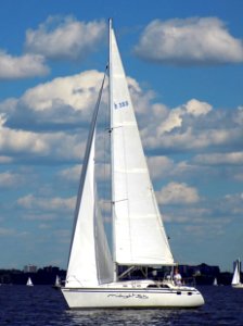 Hunter 35.5 Legend sailboat Midnight Sky 3404