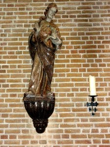 Huissen (Lingewaard) RK kerk, H.Hartbeeld als Goede Herder