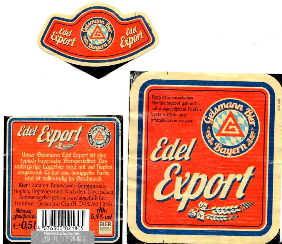 Humbser-Geismann GmbH - Geismann Edel Export