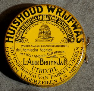 Huishoud Wrijfwas, de Chemische Fabriek, het Hollandsche Bijenpark, L Augs Bruyn J&C Utrecht