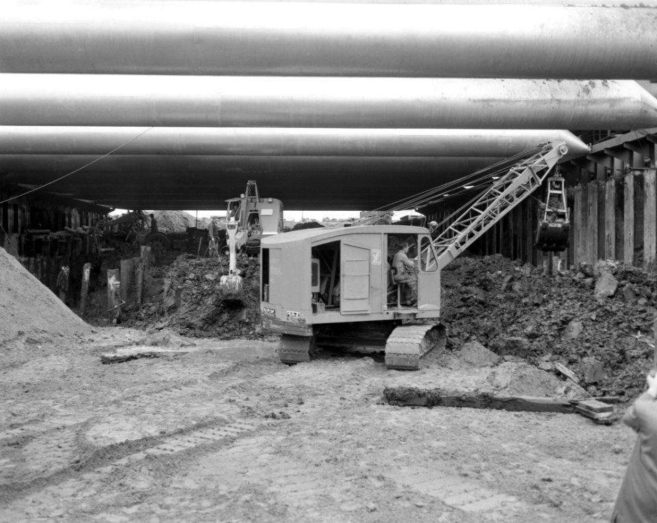 IJ-tunnelbouw, overzicht van de werkzaamheden, Bestanddeelnr 914-0966