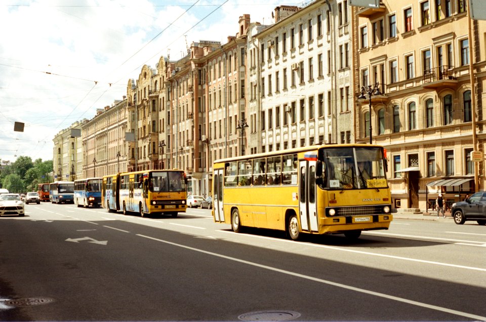 Ikarus-260 museum bus Saint-Petersburg о914км198 