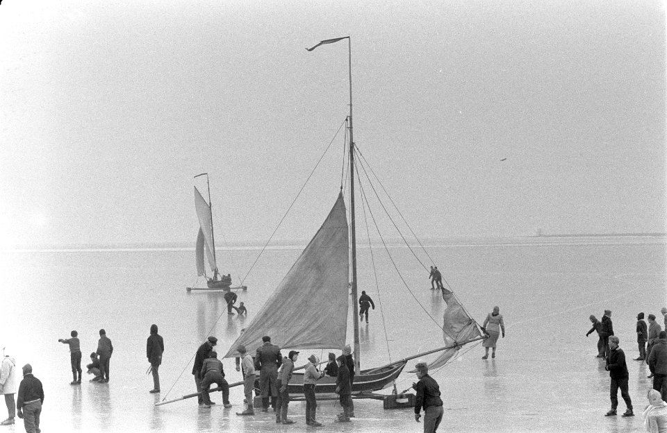 IJszeilen op de Gouwzee bij Monnickendam, Bestanddeelnr 912-0269