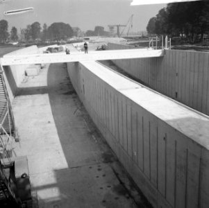 IJ-tunnel in aanbouw, bouw IJ-tunnel, Bestanddeelnr 918-2749
